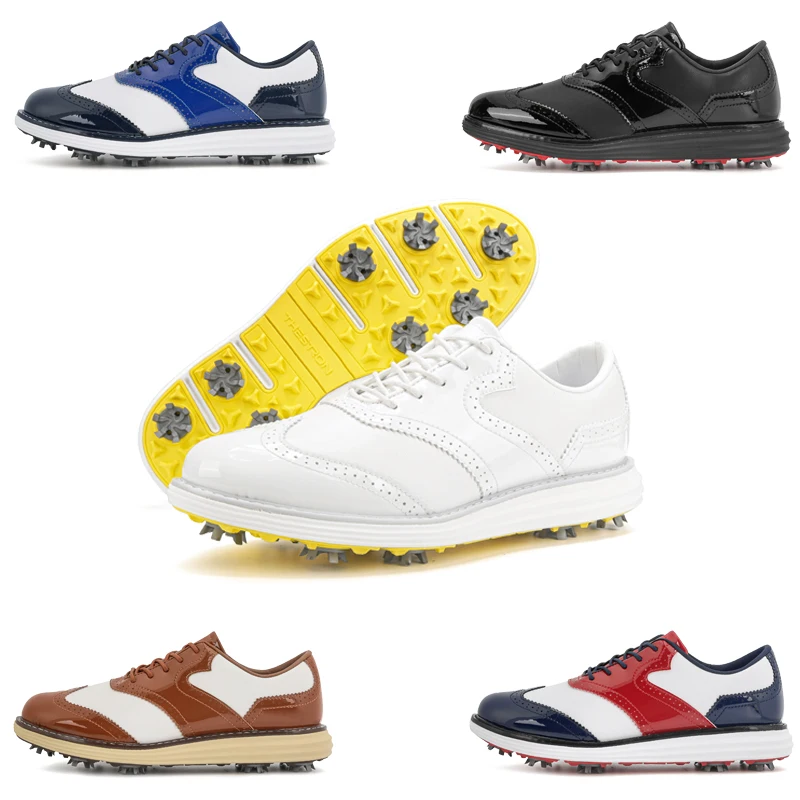 2025 New Men Professional Golf Shoes Outdoor Non Slip Golfing Training shoes Comfortable Golf Sneaker Men Spikes Golf
2025 New Men Professional Golf Shoes Outdoor Non Slip Golfing Training shoes Comfortable Golf Sneaker Men Spikes Golf