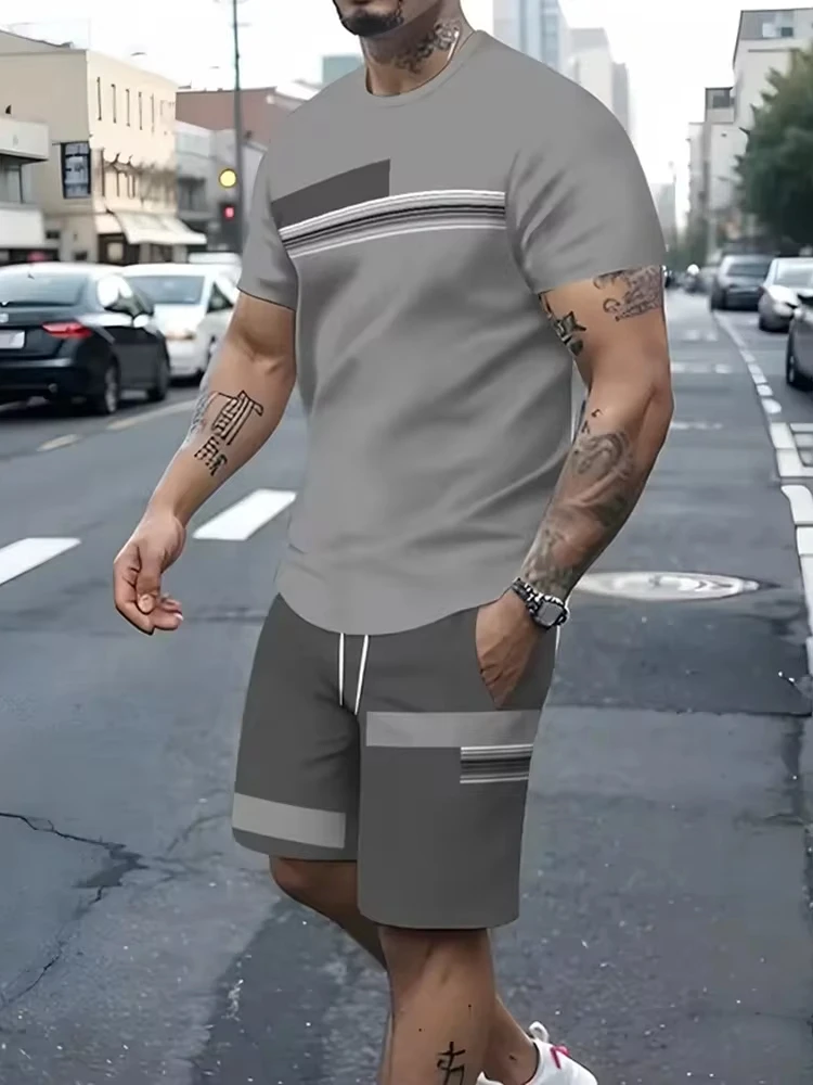 The 2025 New Summer Men's Suit Features A Simple Geometric Pattern Street Fashion Casual Wear That Is Breathable Comfortable
The 2025 New Summer Men's Suit Features A Simple Geometric Pattern Street Fashion Casual Wear That Is Breathable Comfortable