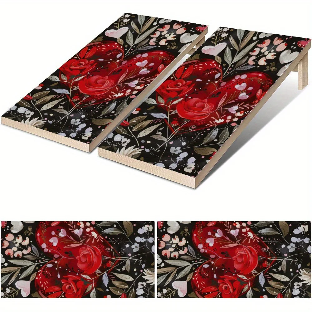 Romantic Rose & Heart Waterproof Cornhole Board Vinyl Wraps, PVC Outdoor Game Board Design, Perfect for Sports & Leisure Activit
Romantic Rose & Heart Waterproof Cornhole Board Vinyl Wraps, PVC Outdoor Game Board Design, Perfect for Sports & Leisure Activit