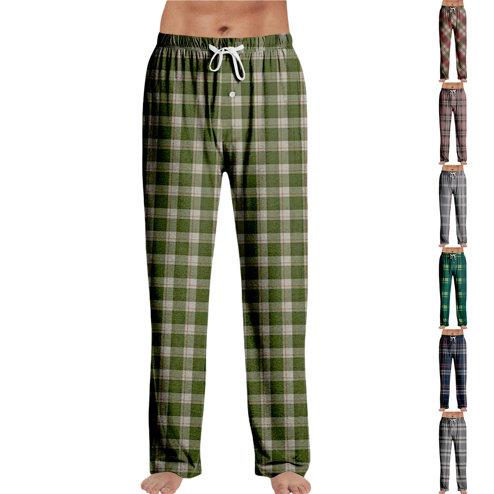 Male Fashion Leisure Pajama Pants Casual Plaid Elastic Pants With Drawstring Men Cozy Comfortable Loose Straight Sleep Trousers
Male Fashion Leisure Pajama Pants Casual Plaid Elastic Pants With Drawstring Men Cozy Comfortable Loose Straight Sleep Trousers