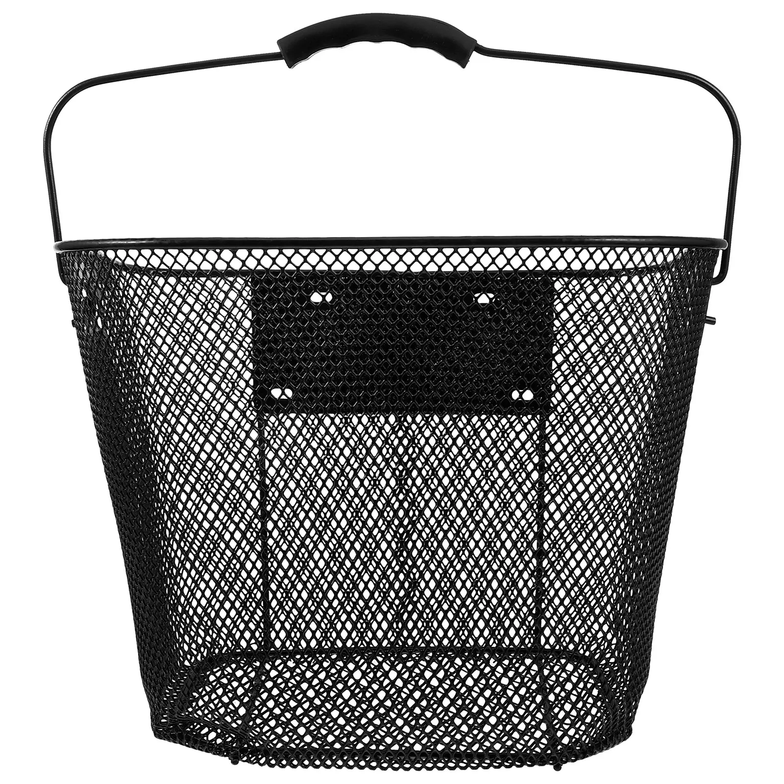 Detachable Bike Front Basket Metal Material Pre Drilled Hole Easy Installation Lightweight Durable Black Color Student Book Bag
Detachable Bike Front Basket Metal Material Pre Drilled Hole Easy Installation Lightweight Durable Black Color Student Book Bag