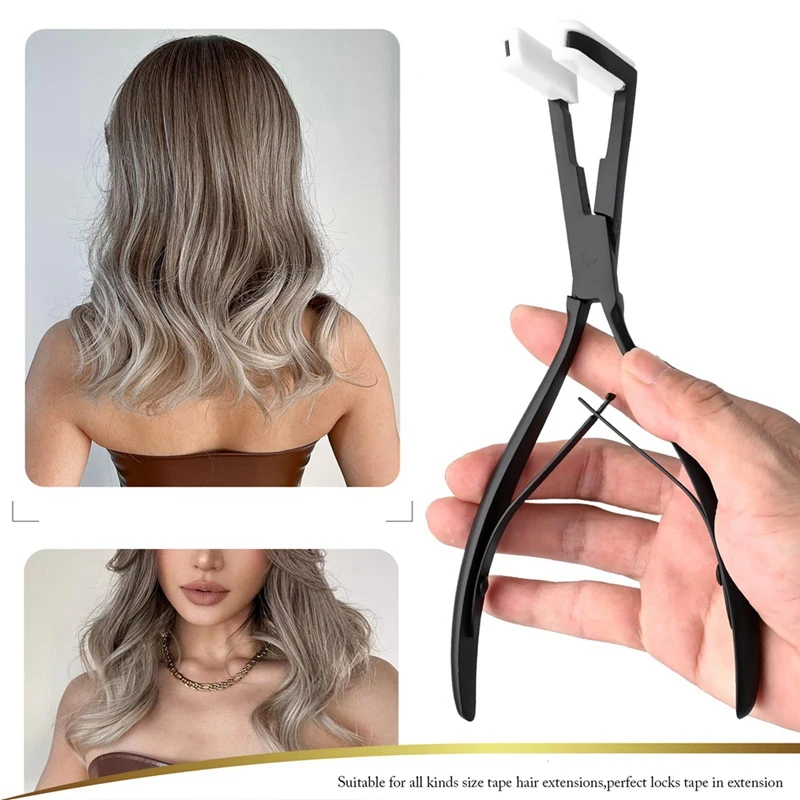Multifunctional Film Pliers Hair Extension Pliers Stainless Steel Flat Surface Extensions Tape Sealing Clamp Pliers Tool
Multifunctional Film Pliers Hair Extension Pliers Stainless Steel Flat Surface Extensions Tape Sealing Clamp Pliers Tool