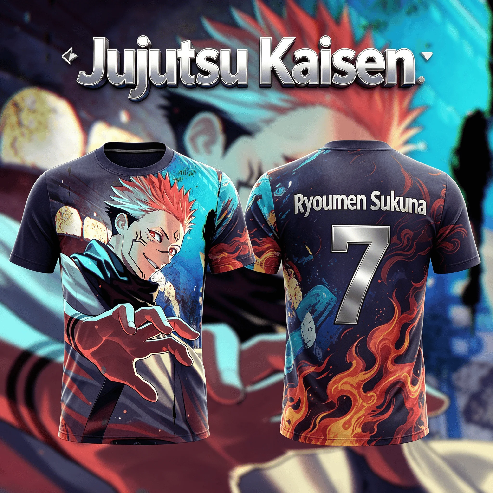 2026 Summer Hot Anime Jujutsu Kaisen Ryomen Sukuna 3D Print Breathable Short Sleeve T-shirt Y2K Unisex Tops for Adults Kids
2026 Summer Hot Anime Jujutsu Kaisen Ryomen Sukuna 3D Print Breathable Short Sleeve T-shirt Y2K Unisex Tops for Adults Kids