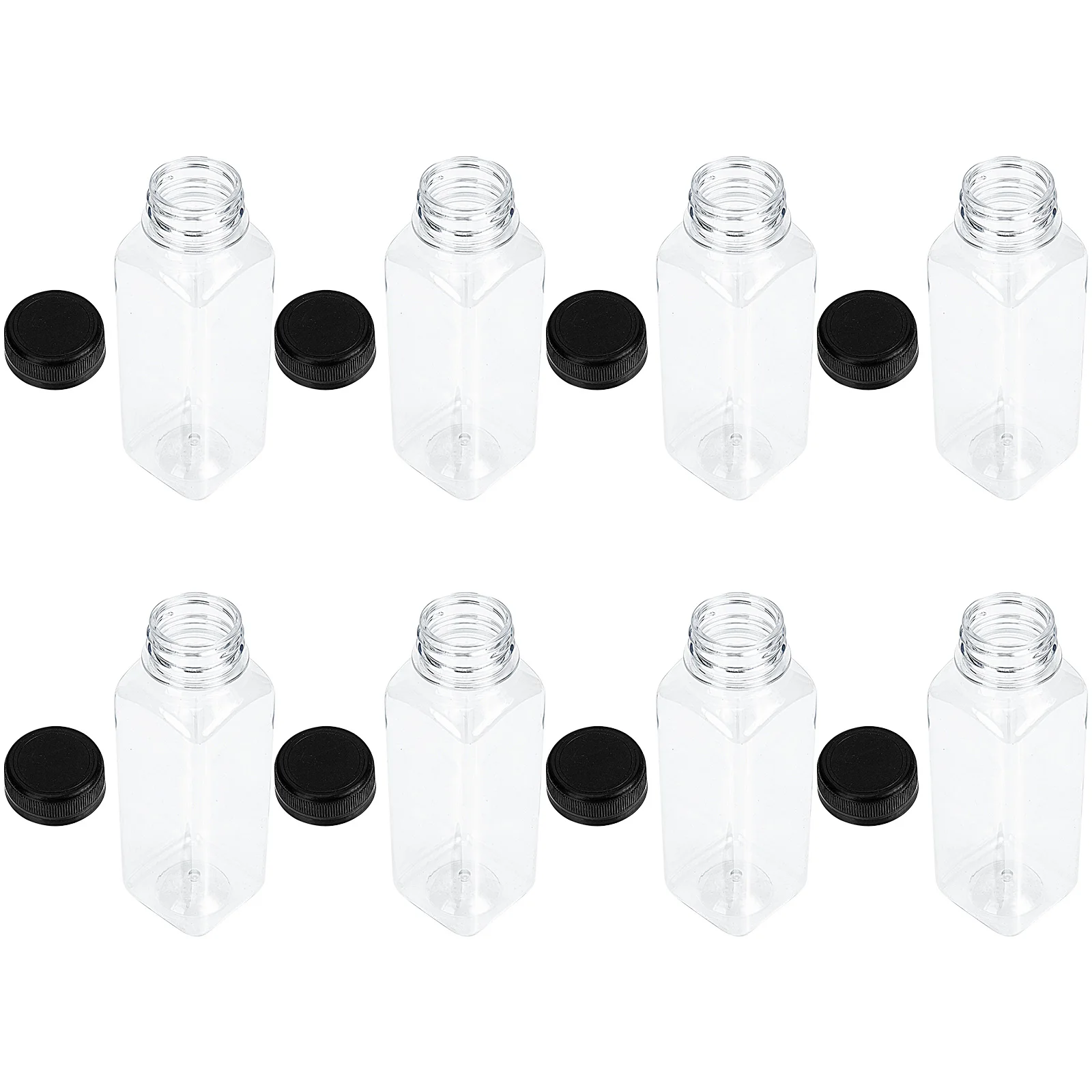 8 Pcs 300ml Juice Bottle Plastic Beverage Container Clear Milk Yogurt Storage Reusable Drink Bottles Easy Clean Fill Portable
8 Pcs 300ml Juice Bottle Plastic Beverage Container Clear Milk Yogurt Storage Reusable Drink Bottles Easy Clean Fill Portable
