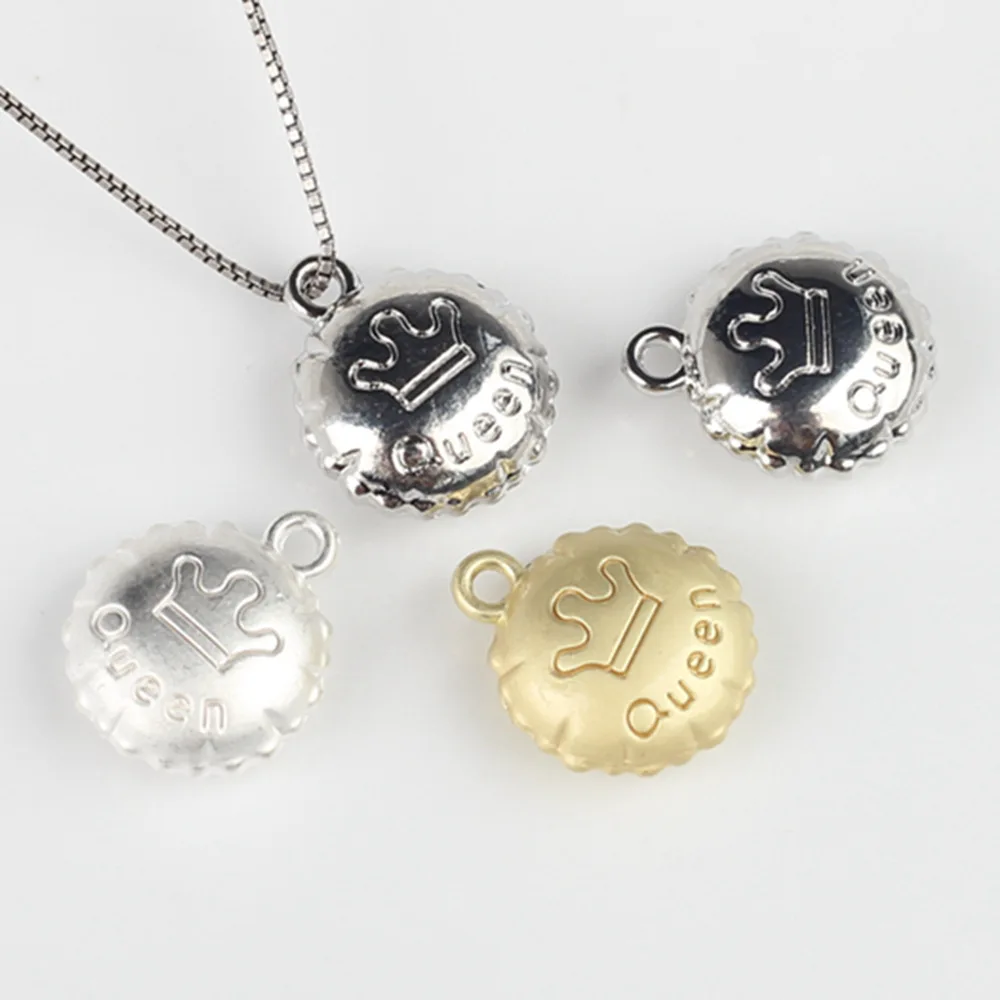 10pcs/lot Simple Zinc Alloy Metal Spherical Crown Pendant DIY Bracelets Necklaces Jewelry Accessories
10pcs/lot Simple Zinc Alloy Metal Spherical Crown Pendant DIY Bracelets Necklaces Jewelry Accessories