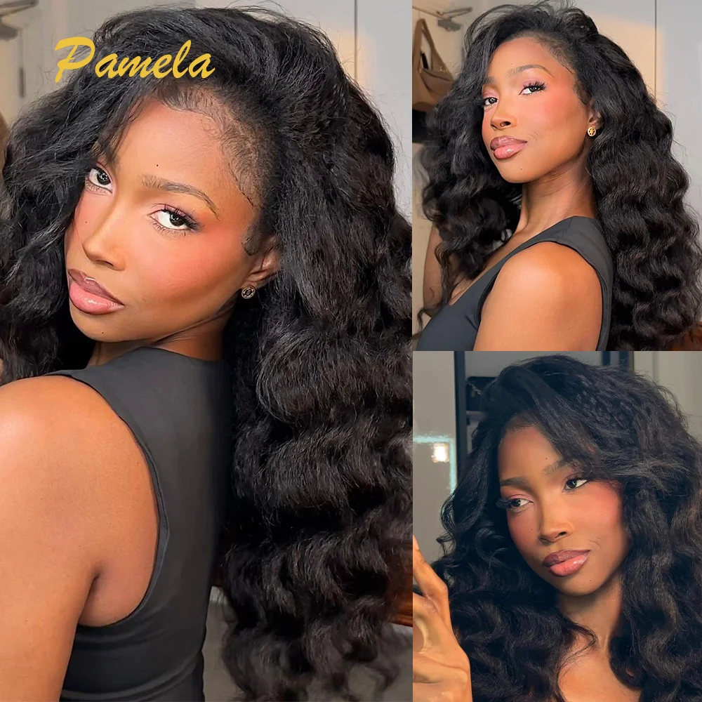 Kinky Straight And Loose Wave Glueless Lace Wig 5x5 Transparent Lace Closure Pre Plucked 100% Human Hair Ready To Wear
Kinky Straight And Loose Wave Glueless Lace Wig 5x5 Transparent Lace Closure Pre Plucked 100% Human Hair Ready To Wear