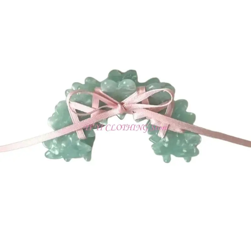 N5KF Fashionable Acrylic Hair Clip Ribbon Tie Bowknot Acetate Claw Accessory for Women Girls Durable Acetate Barrettes
N5KF Fashionable Acrylic Hair Clip Ribbon Tie Bowknot Acetate Claw Accessory for Women Girls Durable Acetate Barrettes