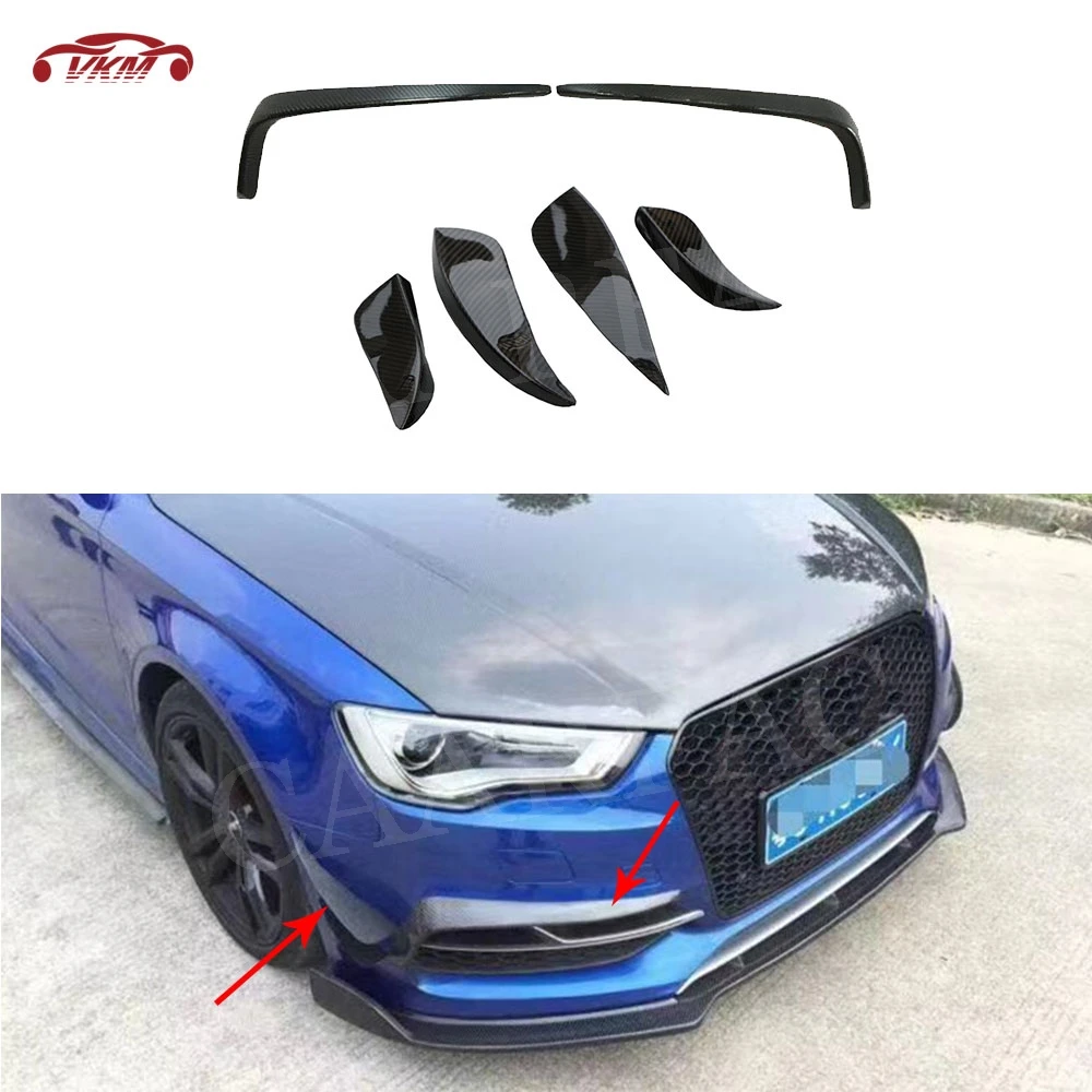 Front Fog Lamp Eyelid Frame Covers for Audi A3 S3 Sedan 2013-2016 Carbon Fiber Bumper Side Canards Fins Winglet Trims
Front Fog Lamp Eyelid Frame Covers for Audi A3 S3 Sedan 2013-2016 Carbon Fiber Bumper Side Canards Fins Winglet Trims
