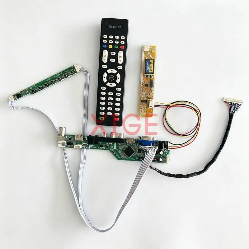 For LP150E02 LP150E07 LP150E06 LP150E05 Matrix Controller Drive Board Kit LVDS 30-Pin 1400*1050 1400x1050 HDMI+VGA+AV+USB 1-CCFL
For LP150E02 LP150E07 LP150E06 LP150E05 Matrix Controller Drive Board Kit LVDS 30-Pin 1400*1050 1400x1050 HDMI+VGA+AV+USB 1-CCFL