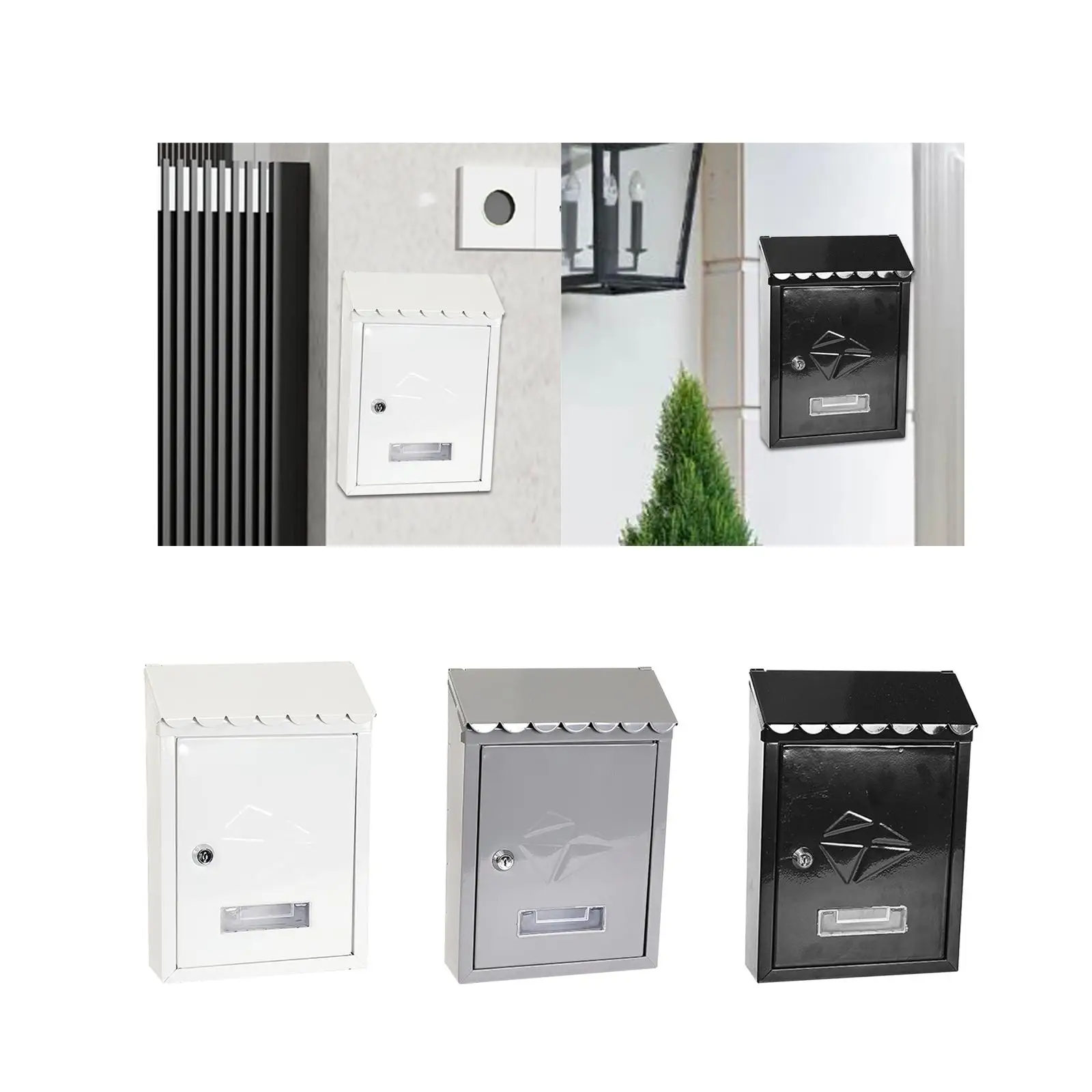 Настенный почтовый ящик, устойчивый к атмосферным воздействиям, непромокаемый почтовый ящик, держатель для газет, коробка для входной двери, наружное украшение для ворот дома
Настенный почтовый ящик, устойчивый к атмосферным воздействиям, непромокаемый почтовый ящик, держатель для газет, коробка для входной двери, наружное украшение для ворот дома