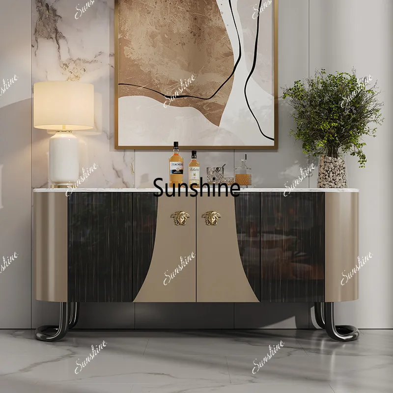 Italian light luxury dining side cabinet villa high-grade marble storage entrance cabinet
Italian light luxury dining side cabinet villa high-grade marble storage entrance cabinet