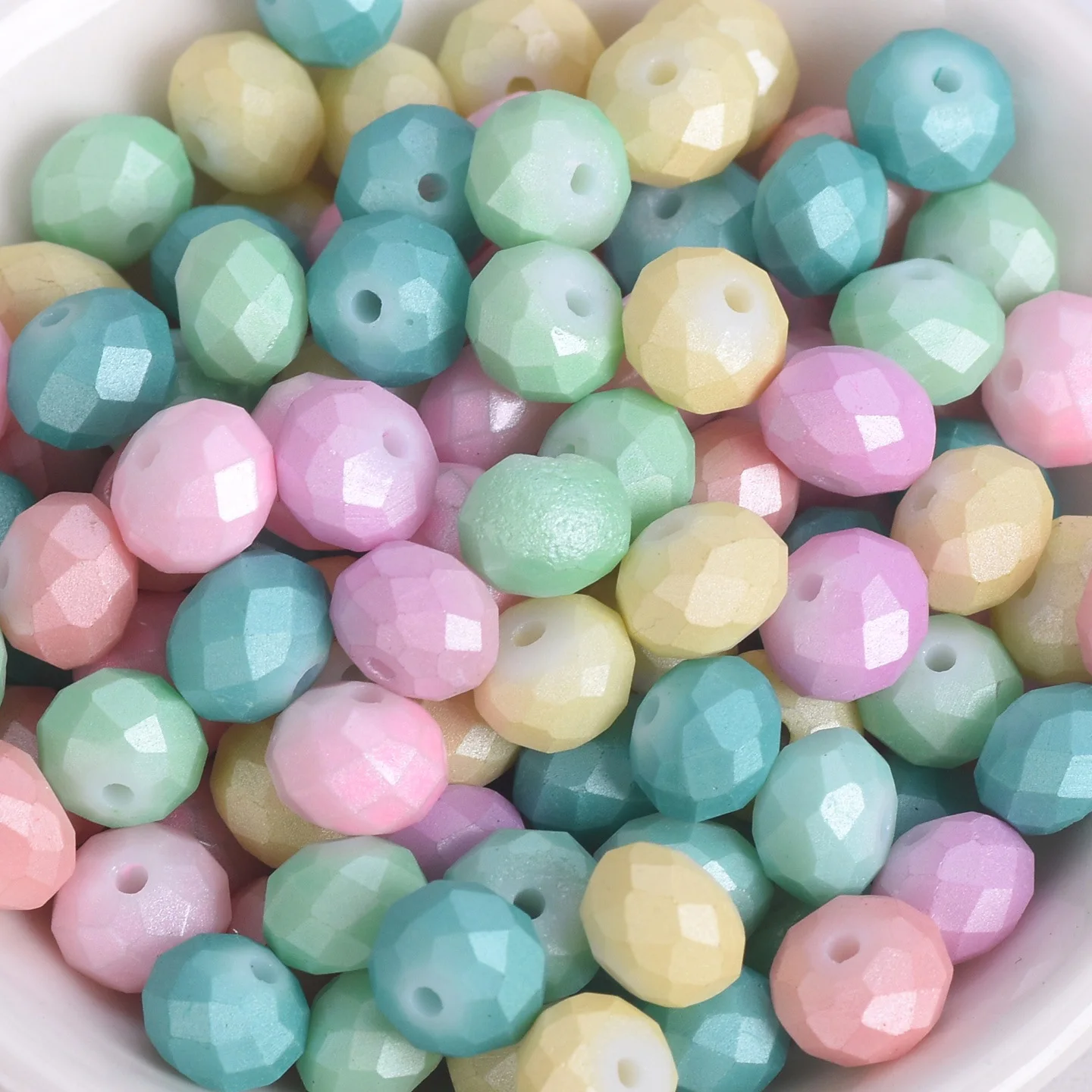 Rondelle Faceted Coated Color Opaque Glass 6mm 8mm Loose Spacer Beads For Jewelry Making DIY Crafts Findings
Rondelle Faceted Coated Color Opaque Glass 6mm 8mm Loose Spacer Beads For Jewelry Making DIY Crafts Findings
