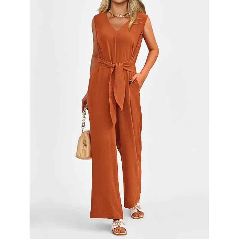 Fashion Women Wide Leg Trousers Jumpsuit Summer Sexy Deep V Short Sleeve High Waist Bodysuit Female Office Elegant jumpsuits
Fashion Women Wide Leg Trousers Jumpsuit Summer Sexy Deep V Short Sleeve High Waist Bodysuit Female Office Elegant jumpsuits
