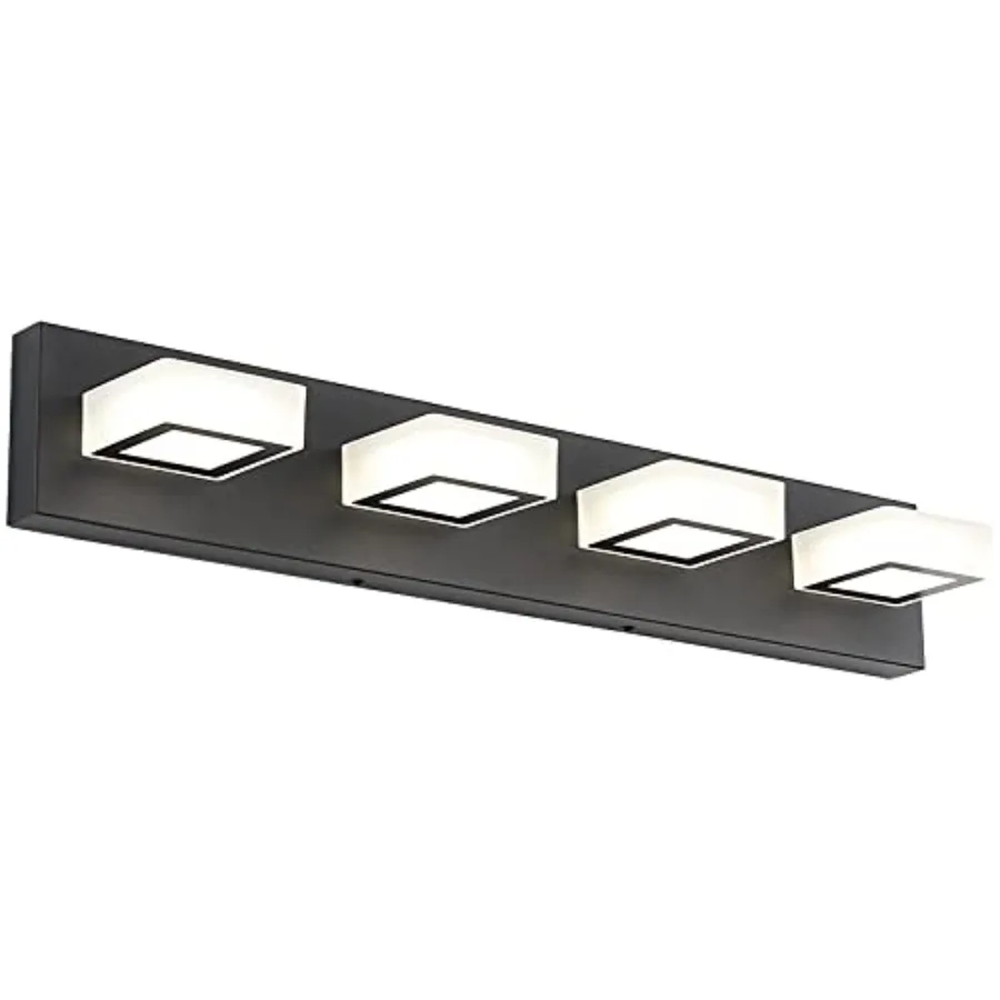 Modern LED Black Vanity Lights 4 Lights Acrylic Bathroom Vanity Lighting Fixtures Modern Matte Black Bathroom Vanity Lights Nat
Modern LED Black Vanity Lights 4 Lights Acrylic Bathroom Vanity Lighting Fixtures Modern Matte Black Bathroom Vanity Lights Nat