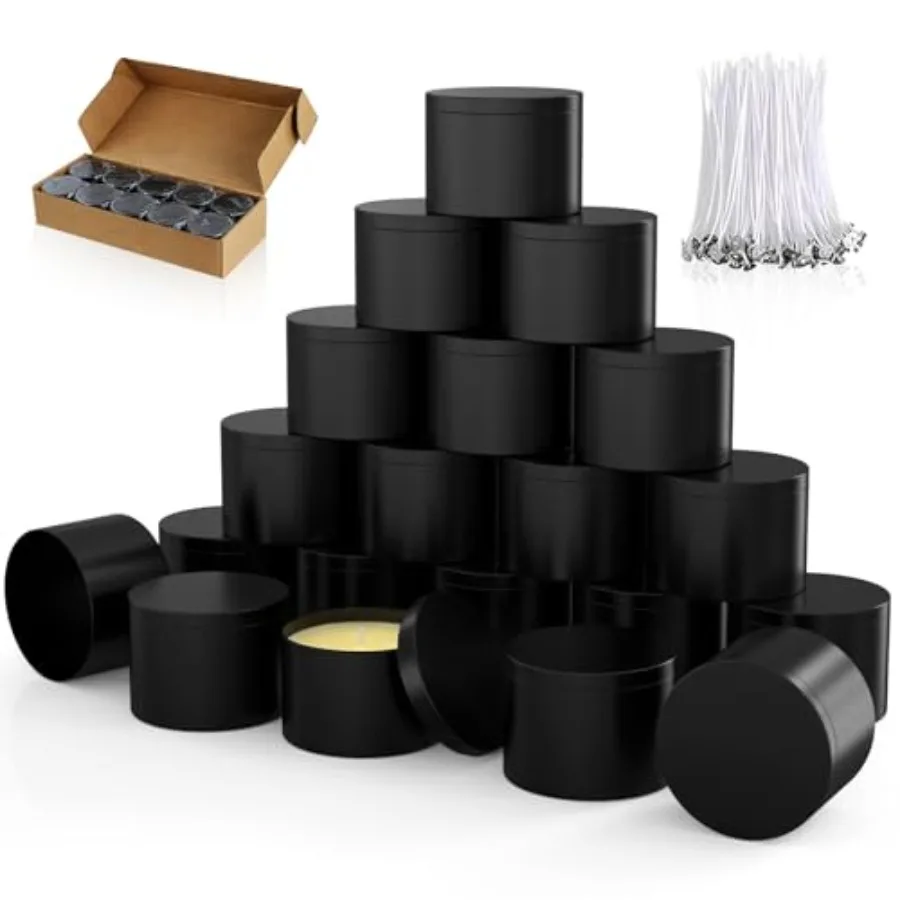 Candle Tins Jars Container 8 OZ with Lids and Wicks, Heavy-Duty Matte All- 8 OZ Small Bulk Empty Candles Tins Jars Vessels Cont
Candle Tins Jars Container 8 OZ with Lids and Wicks, Heavy-Duty Matte All- 8 OZ Small Bulk Empty Candles Tins Jars Vessels Cont