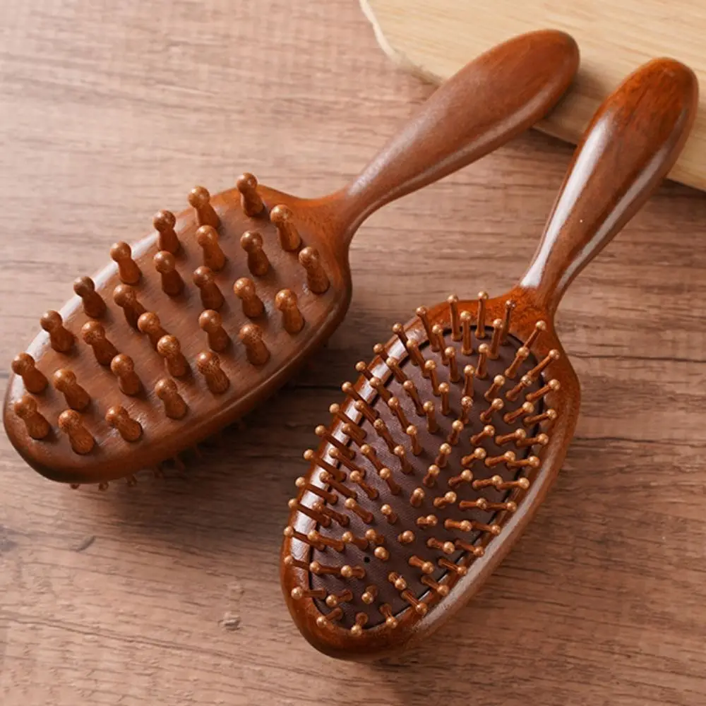 Portable Double Sided Sandalwood Air Bag Comb Golden Silk Scalp Massage Wood Comb Nose Head Blood Circulation Comb Brush Women
Portable Double Sided Sandalwood Air Bag Comb Golden Silk Scalp Massage Wood Comb Nose Head Blood Circulation Comb Brush Women