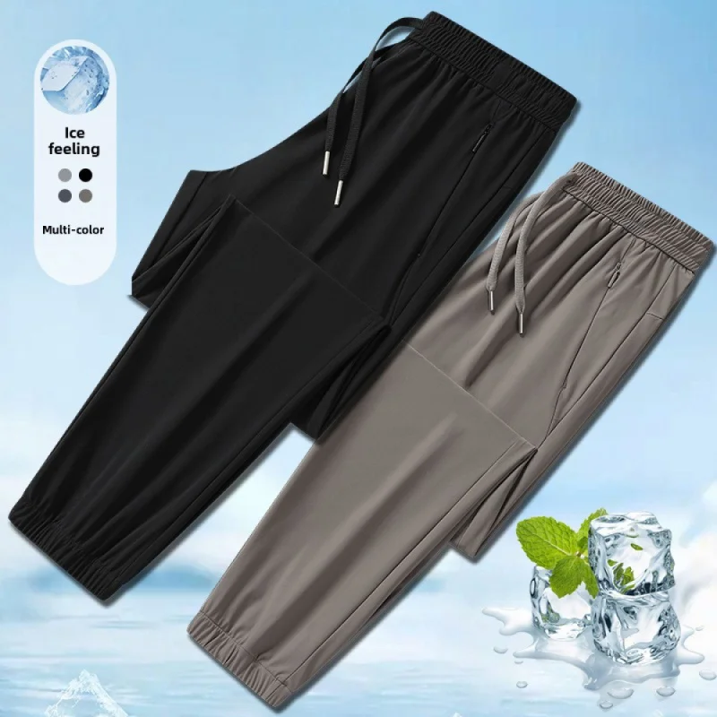 Ice Silk Pants Men's Summer Sports Large Size Trousers Oversize Man Clothing Sale Jogging Baggy Sweat Pants New in Men's
Ice Silk Pants Men's Summer Sports Large Size Trousers Oversize Man Clothing Sale Jogging Baggy Sweat Pants New in Men's