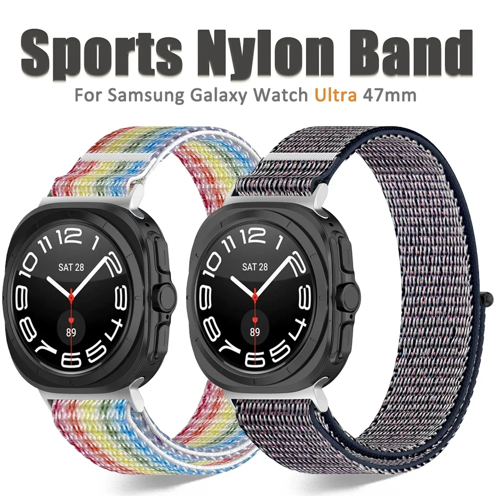 Нейлоновый браслет без зазора для Samsung Galaxy Watch Ultra 47 мм, Быстросохнущий Спортивный ремешок для GALAXY Watch ULTRA 47 с изогнутым концом
Нейлоновый браслет без зазора для Samsung Galaxy Watch Ultra 47 мм, Быстросохнущий Спортивный ремешок для GALAXY Watch ULTRA 47 с изогнутым концом