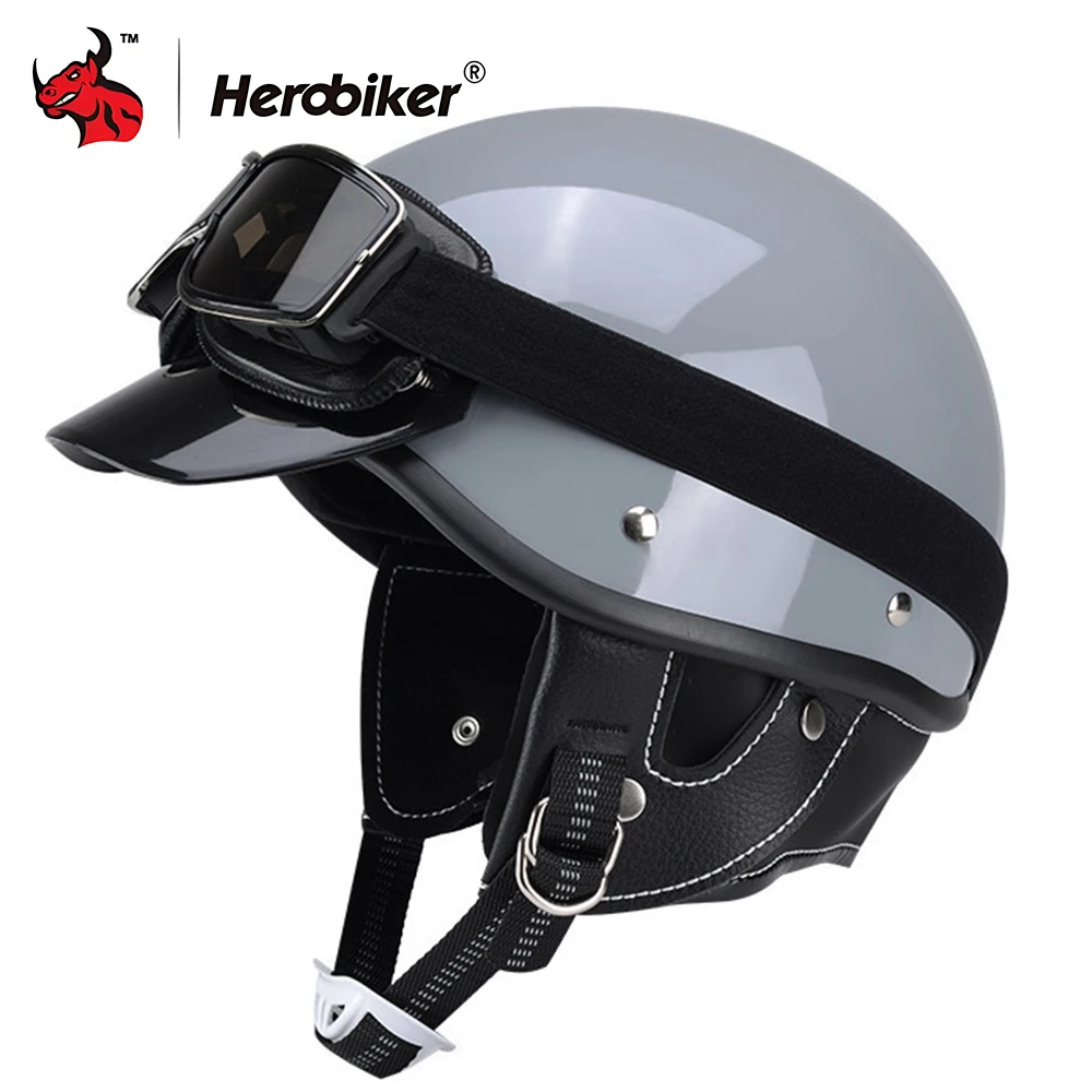 Motorcycle Half Helmet Vintage Motorbike Helmets Men Women Unisex Scooter Four Seasons Helmet Motocross Open Face Helmet S-XL
Motorcycle Half Helmet Vintage Motorbike Helmets Men Women Unisex Scooter Four Seasons Helmet Motocross Open Face Helmet S-XL