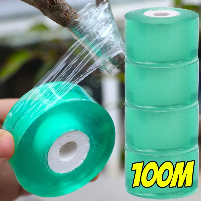 100M Plant Graft Film Flexible Grafting Tape Self-adhesive Garden Tape To Graft Trees Stretchable Grafting Supplies 2/3cm Width
100M Plant Graft Film Flexible Grafting Tape Self-adhesive Garden Tape To Graft Trees Stretchable Grafting Supplies 2/3cm Width