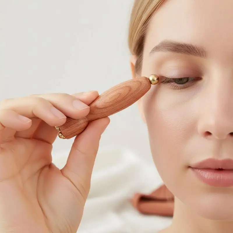 Brass and Rosewood Facial Gua Sha Lotus Seedpod Shape Eye Relaxation Massage Tool for Anti Aging Spa Beauty Routine
Brass and Rosewood Facial Gua Sha Lotus Seedpod Shape Eye Relaxation Massage Tool for Anti Aging Spa Beauty Routine