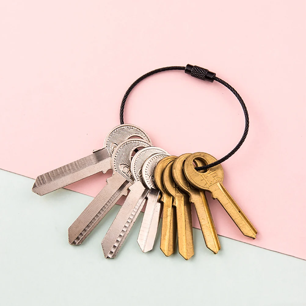 16 Pcs Stainless Steel Wire Keychains Durable Coated Connectors Colorful Design Luggage Tags Key Ring Accessories Jewelry Parts
16 Pcs Stainless Steel Wire Keychains Durable Coated Connectors Colorful Design Luggage Tags Key Ring Accessories Jewelry Parts