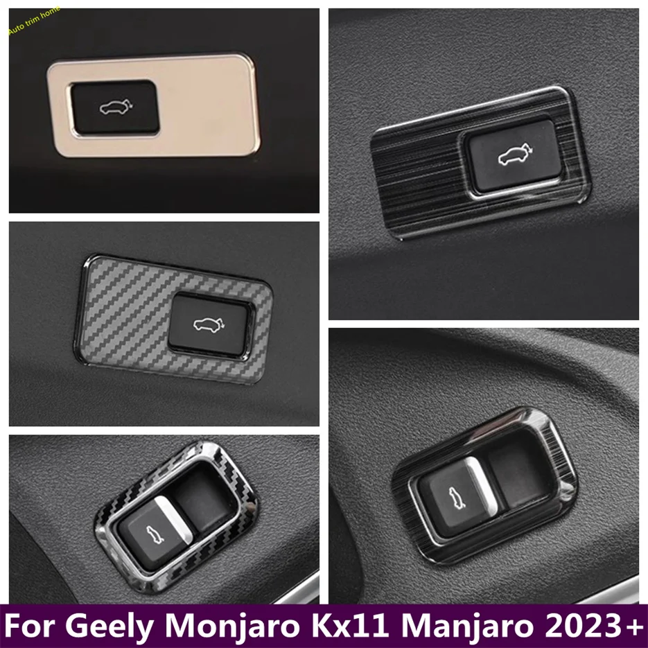 Rear Door Button Trim Cover Car Trunk Switch Control Parts Decoration Accessories Fit For Geely Monjaro Kx11 Manjaro 2023 2024
Rear Door Button Trim Cover Car Trunk Switch Control Parts Decoration Accessories Fit For Geely Monjaro Kx11 Manjaro 2023 2024