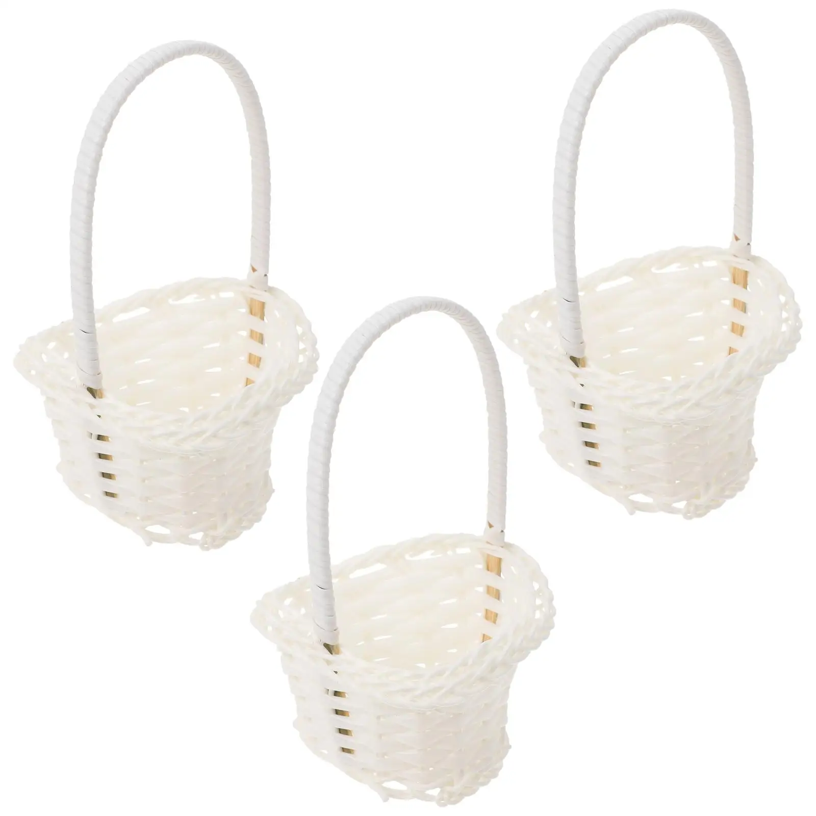 3 Pcs Plant Terrarium Storage Basket Container Toy Flower Arrangement White Decorative Holder Bridesmaid
3 Pcs Plant Terrarium Storage Basket Container Toy Flower Arrangement White Decorative Holder Bridesmaid