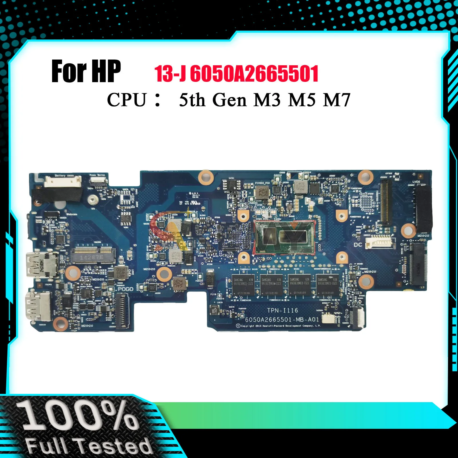 6050A2665501 для ноутбука HP Envy X2 13-J, материнская плата 787280-601 792042-501 с процессором M-5Y70, 100% полностью протестирована
6050A2665501 для ноутбука HP Envy X2 13-J, материнская плата 787280-601 792042-501 с процессором M-5Y70, 100% полностью протестирована