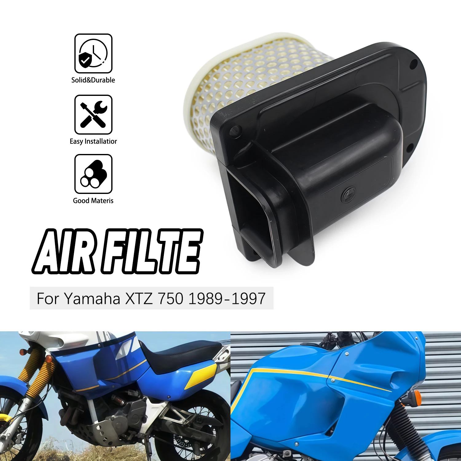 Air Filter Element For Yamaha XTZ 750 H 1989-1997 N 1990-1993 Super Tenere High Quality Replacement Motorcycle Accessories
Air Filter Element For Yamaha XTZ 750 H 1989-1997 N 1990-1993 Super Tenere High Quality Replacement Motorcycle Accessories