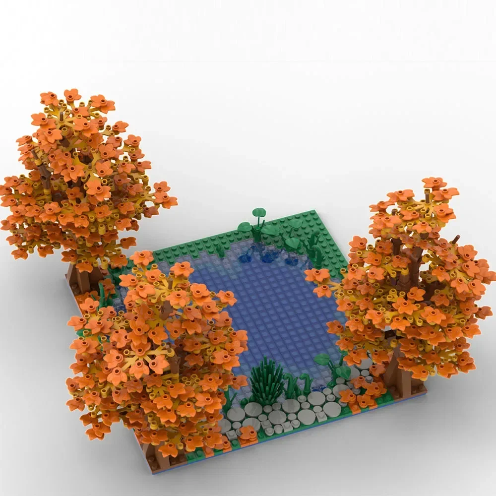 MOC Autumn Scenery Maple Assembled Scenes Small Particle Building Block 1533pcs Toys Trees Lakes Stone Grass Model Bricks Gifts
MOC Autumn Scenery Maple Assembled Scenes Small Particle Building Block 1533pcs Toys Trees Lakes Stone Grass Model Bricks Gifts