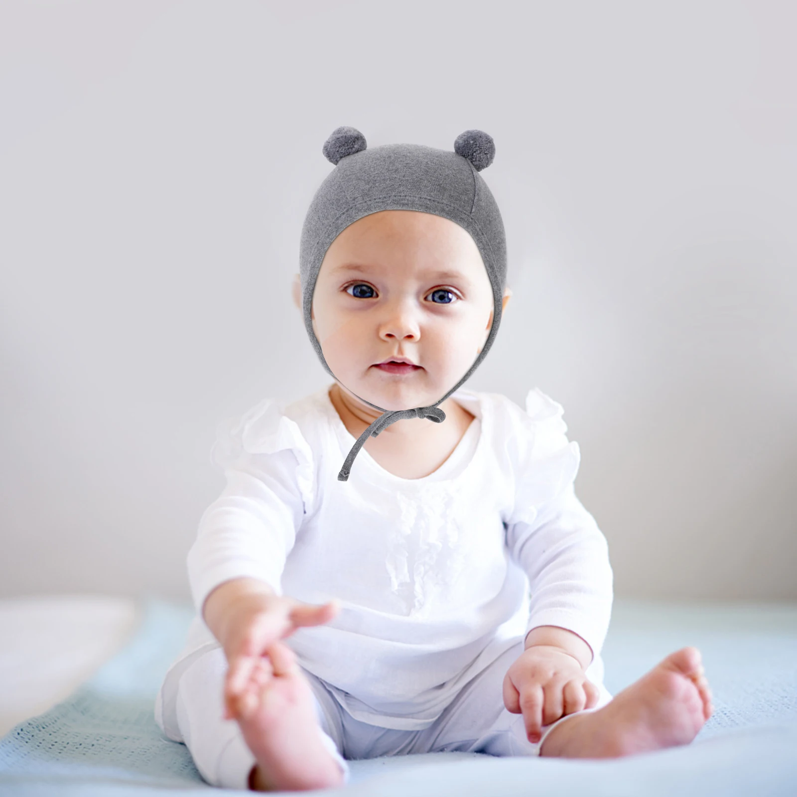 2pcs Cotton Baby Hats with Adjustable Straps for Newborn Boys Girls Infant Caps Bonnet Suitable for Spring Autumn Winter Wear
2pcs Cotton Baby Hats with Adjustable Straps for Newborn Boys Girls Infant Caps Bonnet Suitable for Spring Autumn Winter Wear