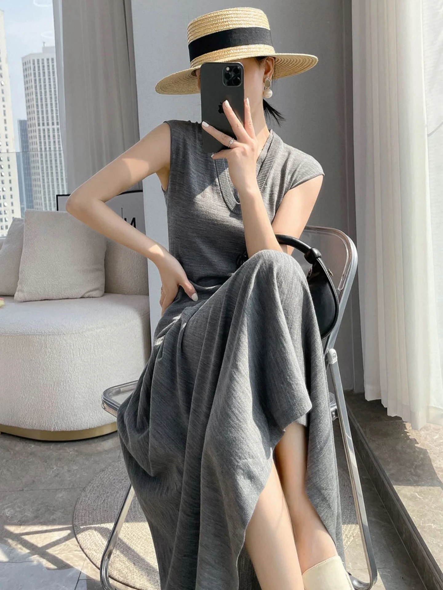 100% Merino Wool Women’s Knitted Skirt Spring Autumn Long Pleated Grace Skirts High Waist Fine-spun Machine Washable Skirt
100% Merino Wool Women’s Knitted Skirt Spring Autumn Long Pleated Grace Skirts High Waist Fine-spun Machine Washable Skirt