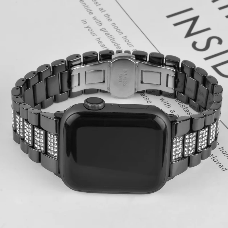 Ремешок металлический Алмазный для Apple watch Ultra 8 7 45 мм 41 мм 6 5 4 SE 44 мм 40 мм, сменный Браслет из нержавеющей стали для iWatch 3 42 мм 38 мм
Ремешок металлический Алмазный для Apple watch Ultra 8 7 45 мм 41 мм 6 5 4 SE 44 мм 40 мм, сменный Браслет из нержавеющей стали для iWatch 3 42 мм 38 мм