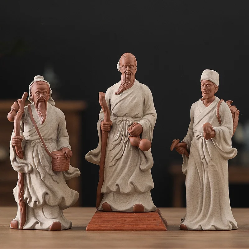 Traditional Chinese Dehua Purple Clay Historical Figures Statue Ornament Li Shizhen HuaTuo Sun Simiao Home Desktop Decoration
Traditional Chinese Dehua Purple Clay Historical Figures Statue Ornament Li Shizhen HuaTuo Sun Simiao Home Desktop Decoration