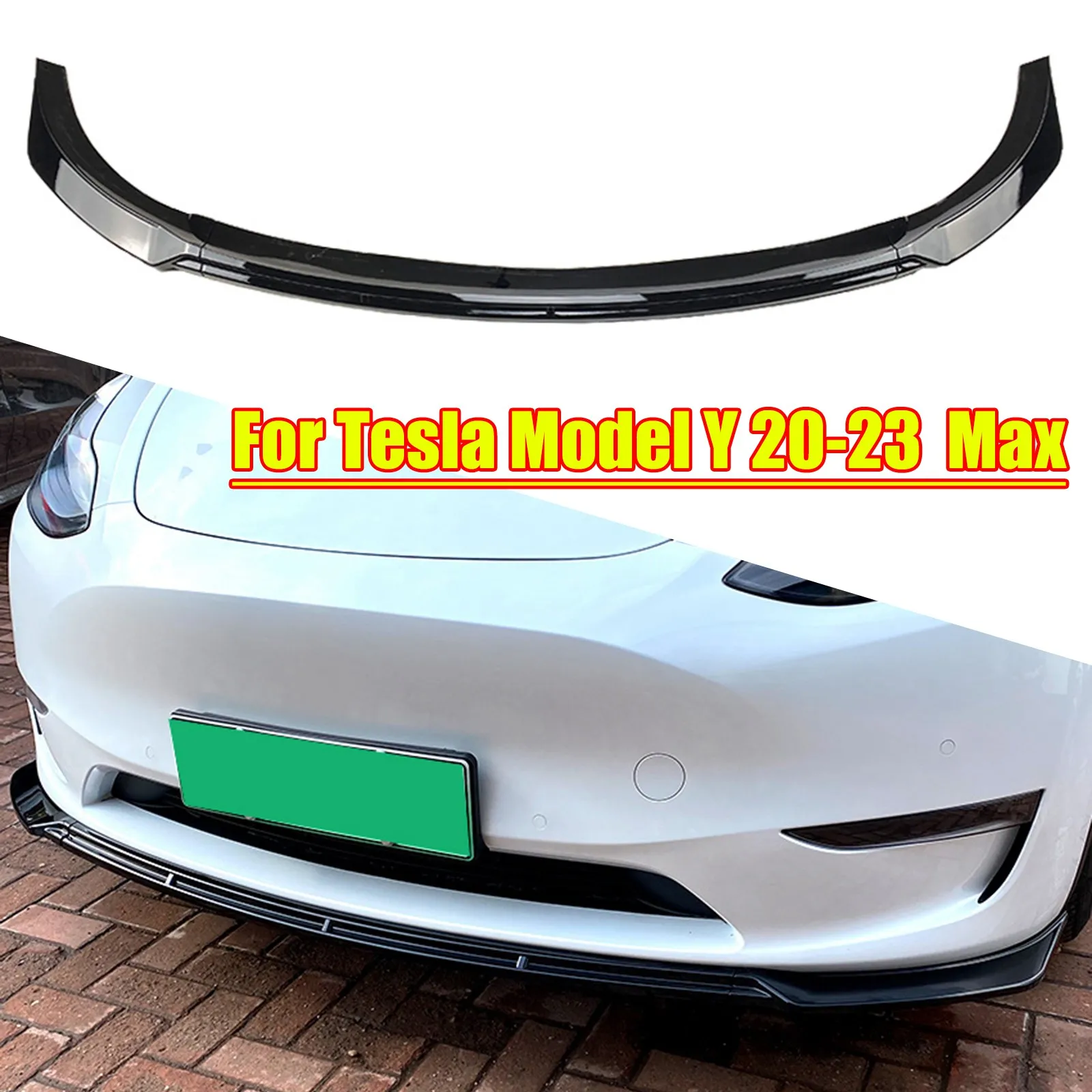 For Tesla Model Y 2020-2023 Front Bumper Splitter Lip Diffuser Spoiler Protector Guard Deflector Lip Auto Parts
For Tesla Model Y 2020-2023 Front Bumper Splitter Lip Diffuser Spoiler Protector Guard Deflector Lip Auto Parts