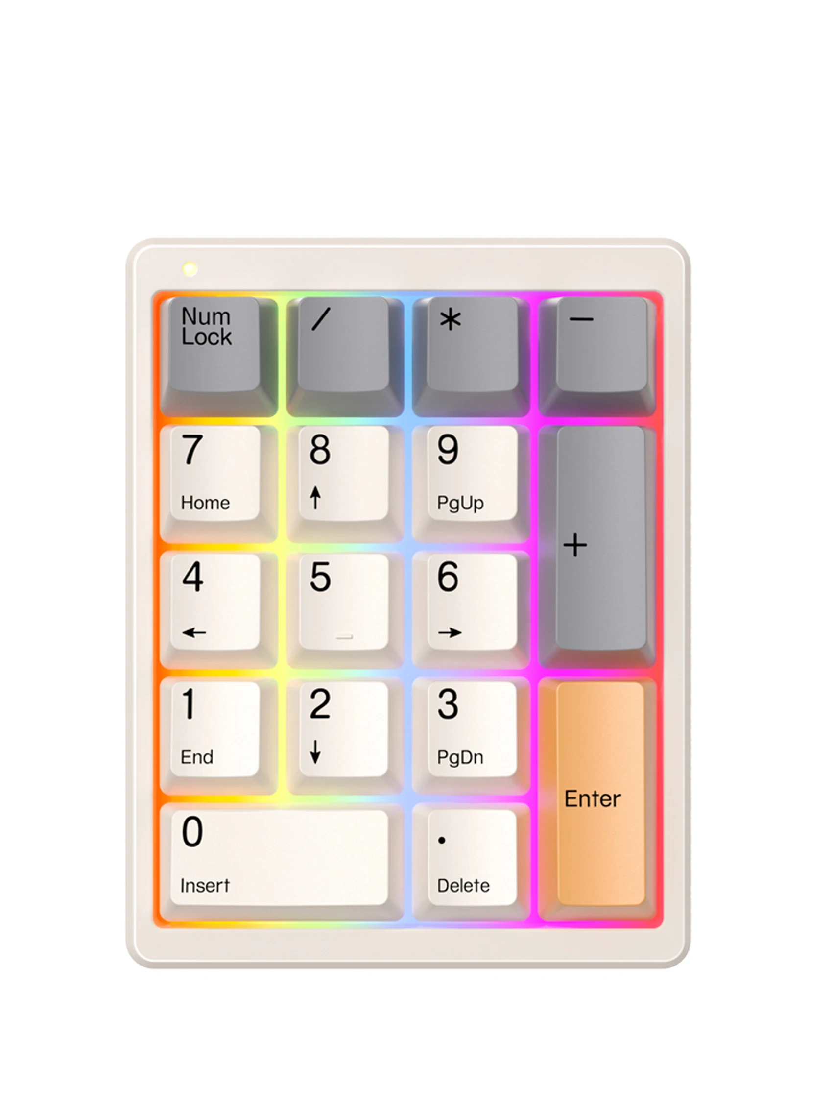 17 keys Mini numpad wired RGB Hotswap pad kit VIA/QMK support ( no switch, no keycap )
17 keys Mini numpad wired RGB Hotswap pad kit VIA/QMK support ( no switch, no keycap )