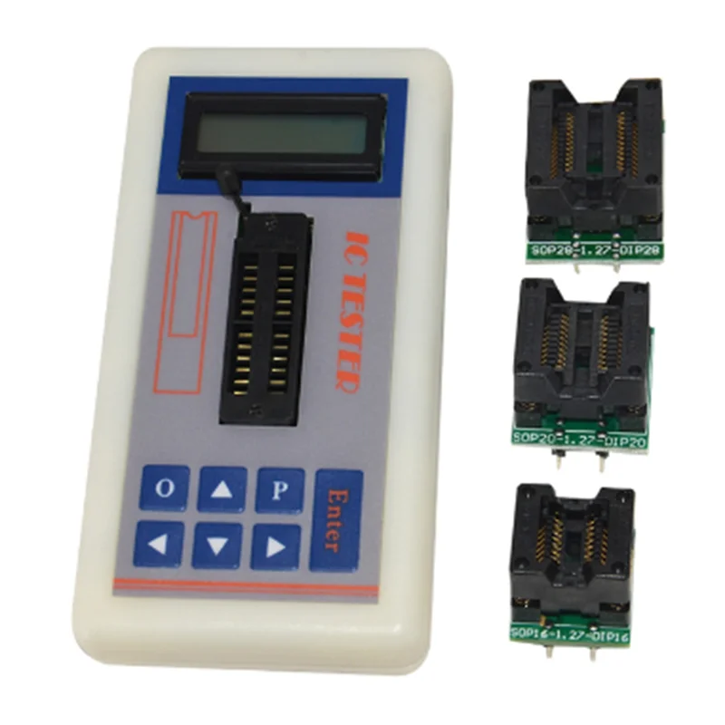 1Set Professional Integrated Circuit Transistor Tester IC Chips Tester IC Tester (B)
1Set Professional Integrated Circuit Transistor Tester IC Chips Tester IC Tester (B)