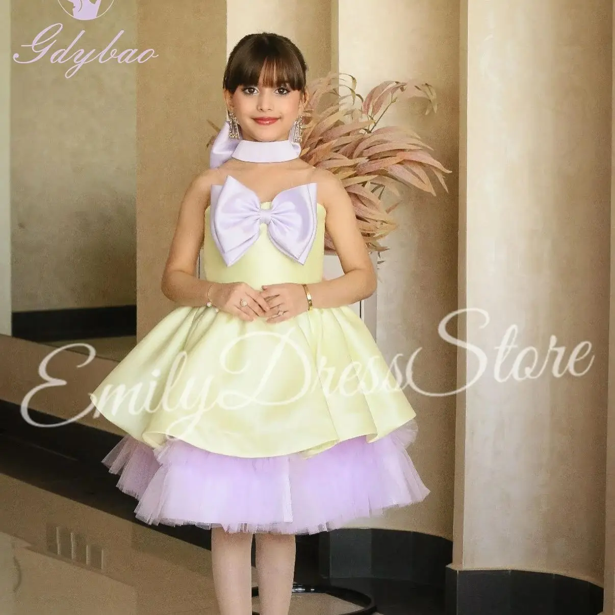 Customized Yellow Flower Girl Dress For Wedding Puffy Knee Length Puffy Sleeveless Kids Birthday First Communion Ball Gown
Customized Yellow Flower Girl Dress For Wedding Puffy Knee Length Puffy Sleeveless Kids Birthday First Communion Ball Gown