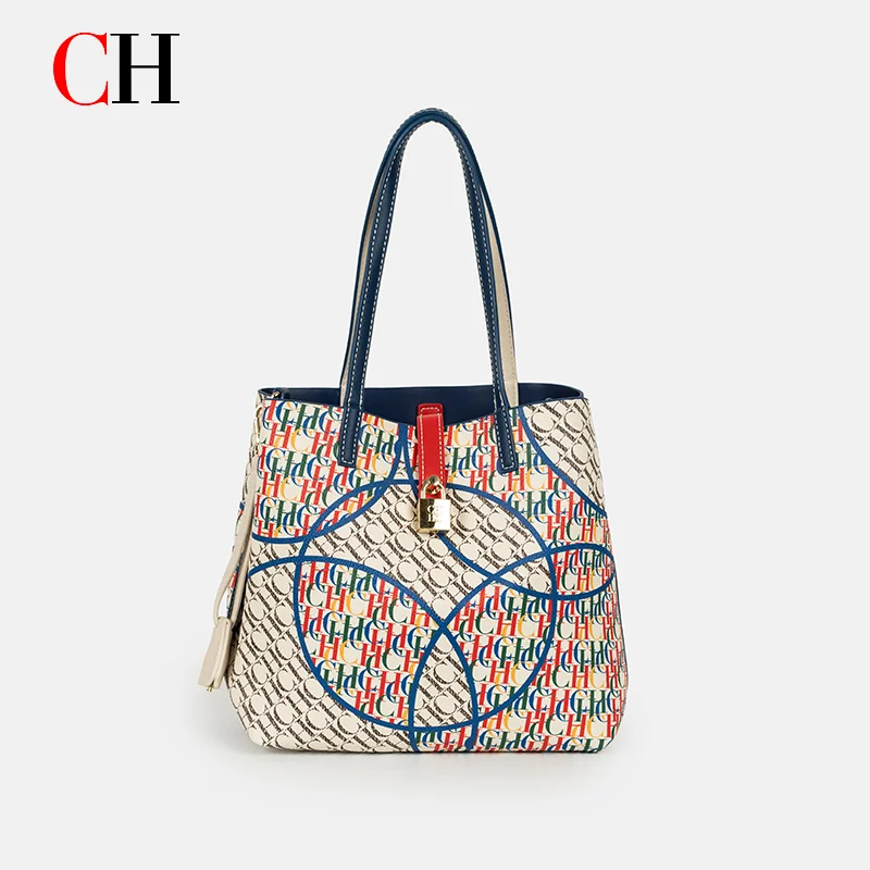 CH Tote Bag for Women Luxury Handbag New Colorful Letter Print Large Capacity Shoulder Bag Casual Shopper Bag with Lock
CH Tote Bag for Women Luxury Handbag New Colorful Letter Print Large Capacity Shoulder Bag Casual Shopper Bag with Lock