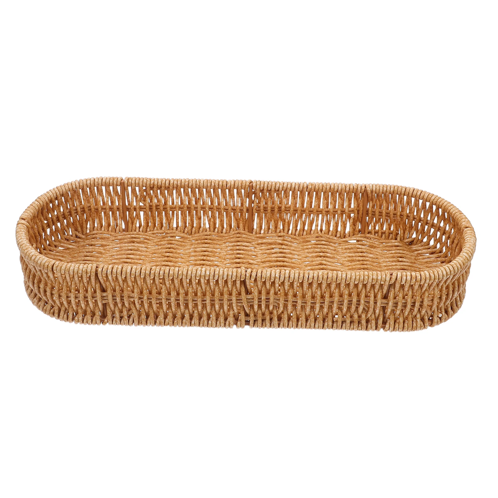 Handwoven Cutlery Basket Imitation Rattan Rectangular Kitchen Utensil Organizer Tray For Silverware Spoon Fork Chopstick Storage
Handwoven Cutlery Basket Imitation Rattan Rectangular Kitchen Utensil Organizer Tray For Silverware Spoon Fork Chopstick Storage
