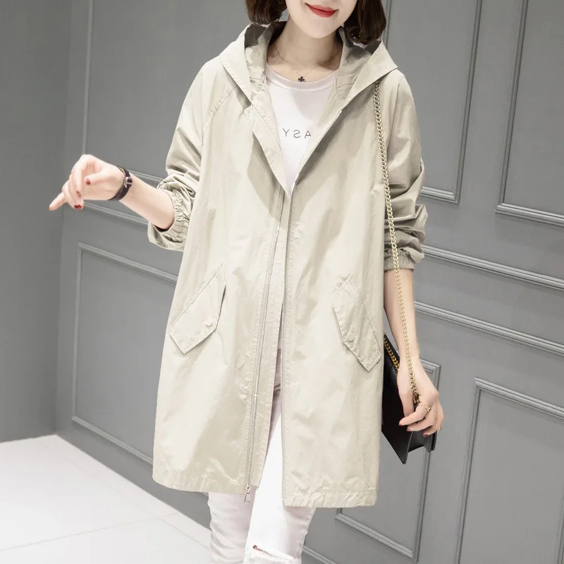 2024 New Spring Autumn Thin Style Casual Pink Windbreaker Women's Mid Length Trnech
2024 New Spring Autumn Thin Style Casual Pink Windbreaker Women's Mid Length Trnech