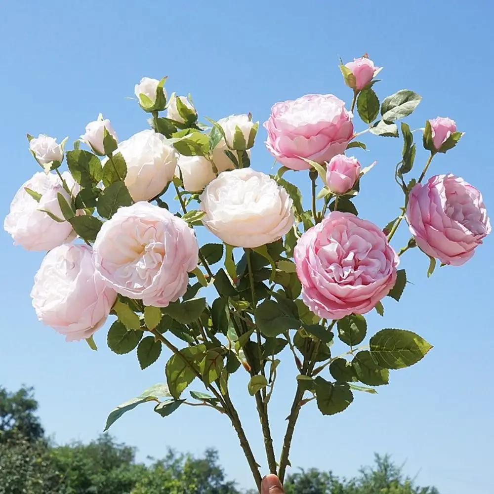 Plastic Artificial Roses Flowers Bouquet Exquisite Realistic Silk Roses Flowers Non-Fading Fake Flowers Wedding Party Decor
Plastic Artificial Roses Flowers Bouquet Exquisite Realistic Silk Roses Flowers Non-Fading Fake Flowers Wedding Party Decor