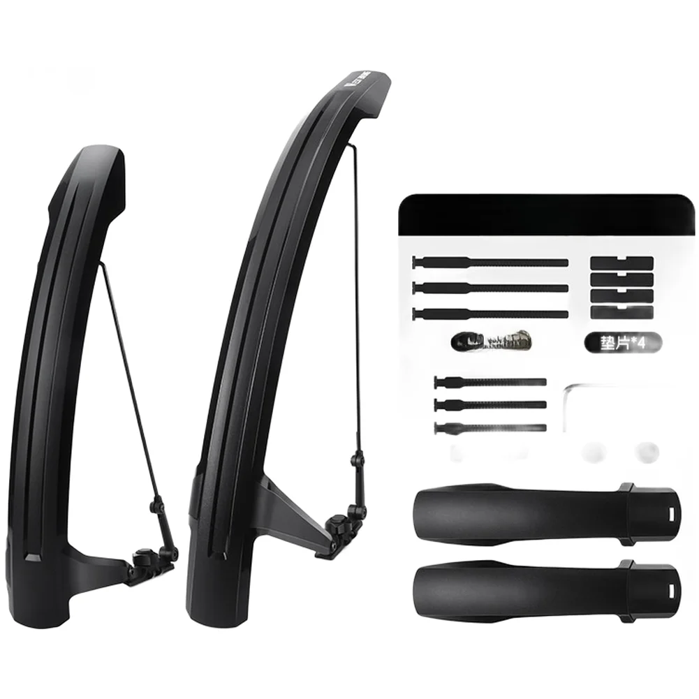 For Road and For GRAVEL bike extended mudguard full coverage with quick release fast setup and PP PA steel wire construction
For Road and For GRAVEL bike extended mudguard full coverage with quick release fast setup and PP PA steel wire construction