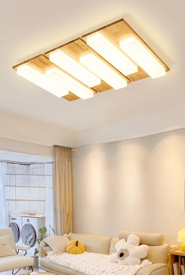 Japanese Style Minimalist Home Decor Living Room Light Rectangular LED Wooden Style Light Fixture Bedroom Master Light Fixture
Japanese Style Minimalist Home Decor Living Room Light Rectangular LED Wooden Style Light Fixture Bedroom Master Light Fixture