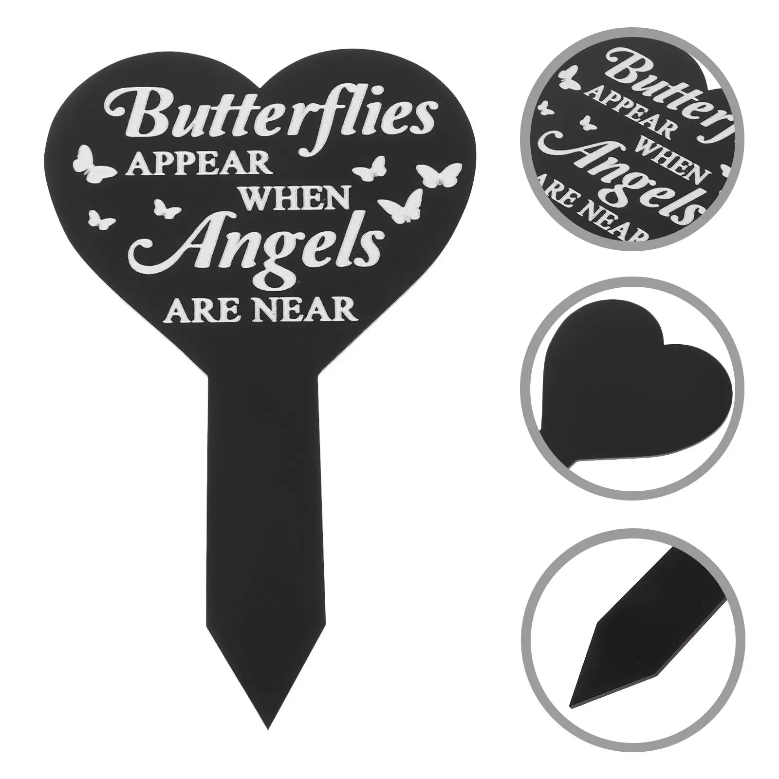Acrylic Cemetery Heart Shaped Stake Memorial Plaque for Deceased Garden Yard Ornament Outdoor Grave Decoration Yard Stake Sign I
Acrylic Cemetery Heart Shaped Stake Memorial Plaque for Deceased Garden Yard Ornament Outdoor Grave Decoration Yard Stake Sign I