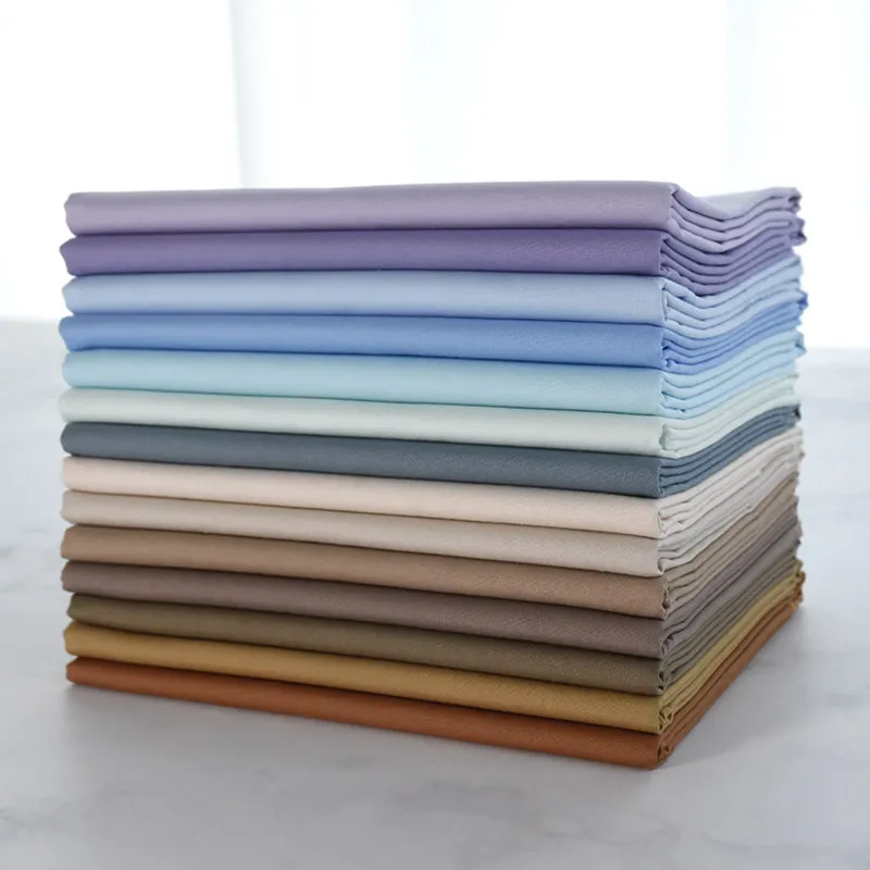 Spring summer Pure Cotton Poplin Shirt Fabric Dress Children's Wear Diy Textiles Per Meter Morandi Color Palette
Spring summer Pure Cotton Poplin Shirt Fabric Dress Children's Wear Diy Textiles Per Meter Morandi Color Palette