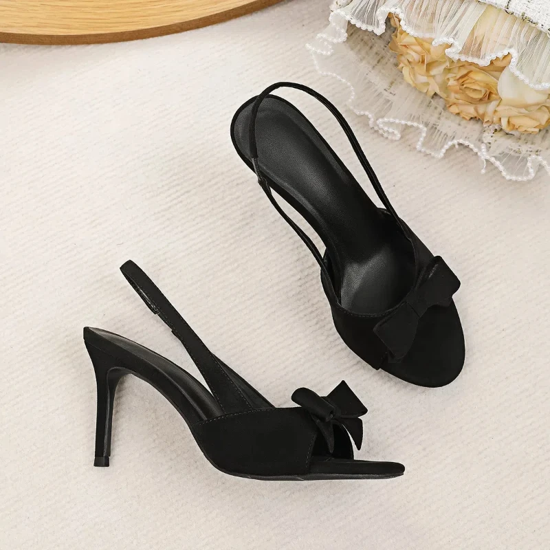 New Summer Women's Fish Mouth Sandals with Hollow Back Bowknot Stiletto High Heels Sexy Open Toe Sandals for Women
New Summer Women's Fish Mouth Sandals with Hollow Back Bowknot Stiletto High Heels Sexy Open Toe Sandals for Women