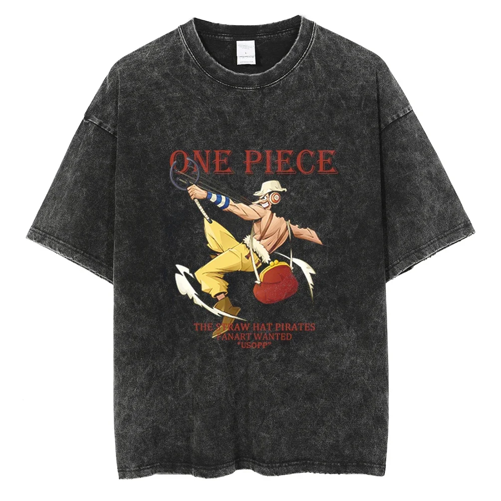 Hip Hop Streetwear Anime Washed Tshirt Japanese ONE PIECE Graphic T Shirt Oversized Men Harajuku T-Shirt Loose Top Tees Cotton
Hip Hop Streetwear Anime Washed Tshirt Japanese ONE PIECE Graphic T Shirt Oversized Men Harajuku T-Shirt Loose Top Tees Cotton