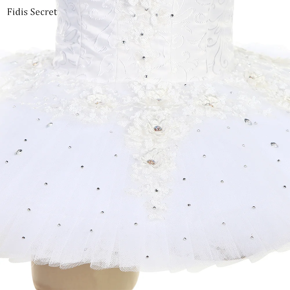 Girls Ballerina White Spandex Bodice Professional Pancake Ballet Tutus Woman Sugar Plum Fairy Stage Performance Dance Costumes
Girls Ballerina White Spandex Bodice Professional Pancake Ballet Tutus Woman Sugar Plum Fairy Stage Performance Dance Costumes